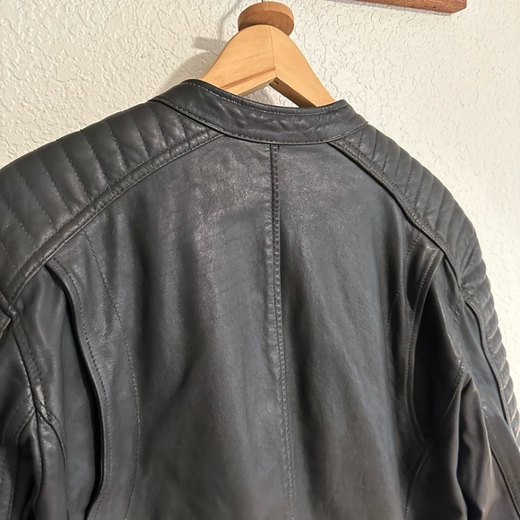 Leather Moto Jacket Wilson’s Vintage Line L - Picture 2 of 9